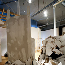 Michael Bosworth, Paper Walls at Hallwalls Contemporary Art Center.